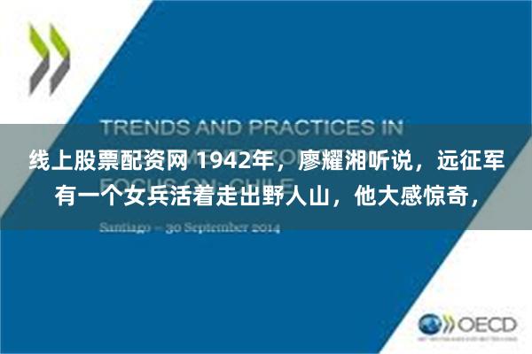 线上股票配资网 1942年，廖耀湘听说，远征军有一个女兵活着走出野人山，他大感惊奇，