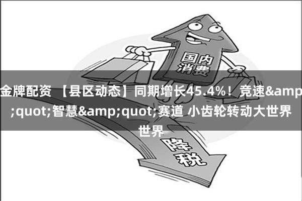 金牌配资 【县区动态】同期增长45.4%！竞速&quot;智慧&quot;赛道 小齿轮转动大世界