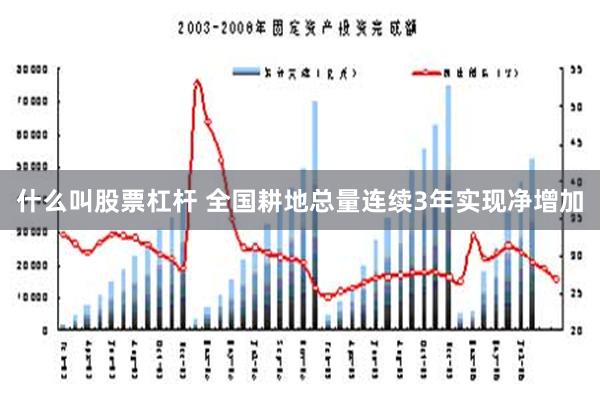 什么叫股票杠杆 全国耕地总量连续3年实现净增加