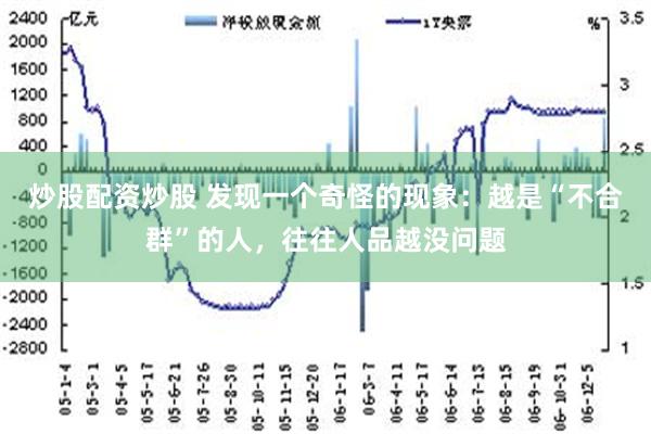 炒股配资炒股 发现一个奇怪的现象：越是“不合群”的人，往往人品越没问题