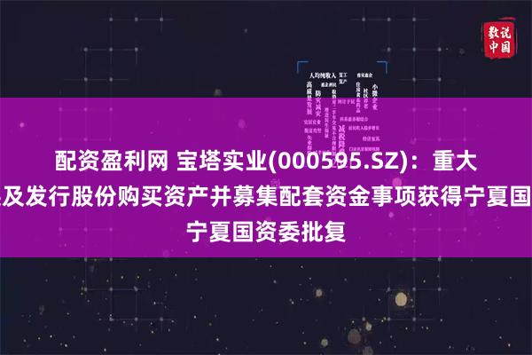 配资盈利网 宝塔实业(000595.SZ)：重大资产置换及发行股份购买资产并募集配套资金事项获得宁夏国资委批复
