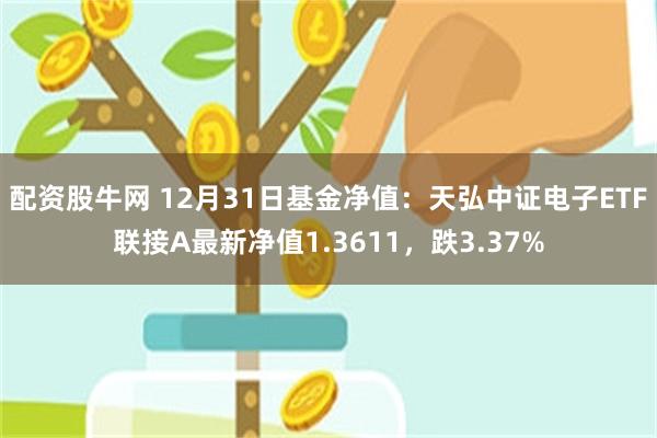 配资股牛网 12月31日基金净值：天弘中证电子ETF联接A最新净值1.3611，跌3.37%