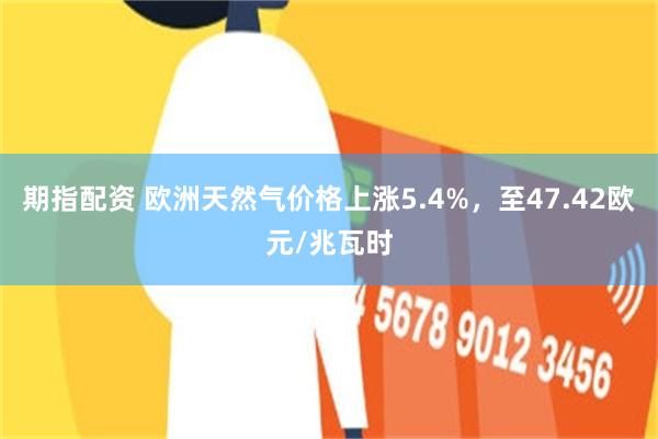 期指配资 欧洲天然气价格上涨5.4%，至47.42欧元/兆瓦时